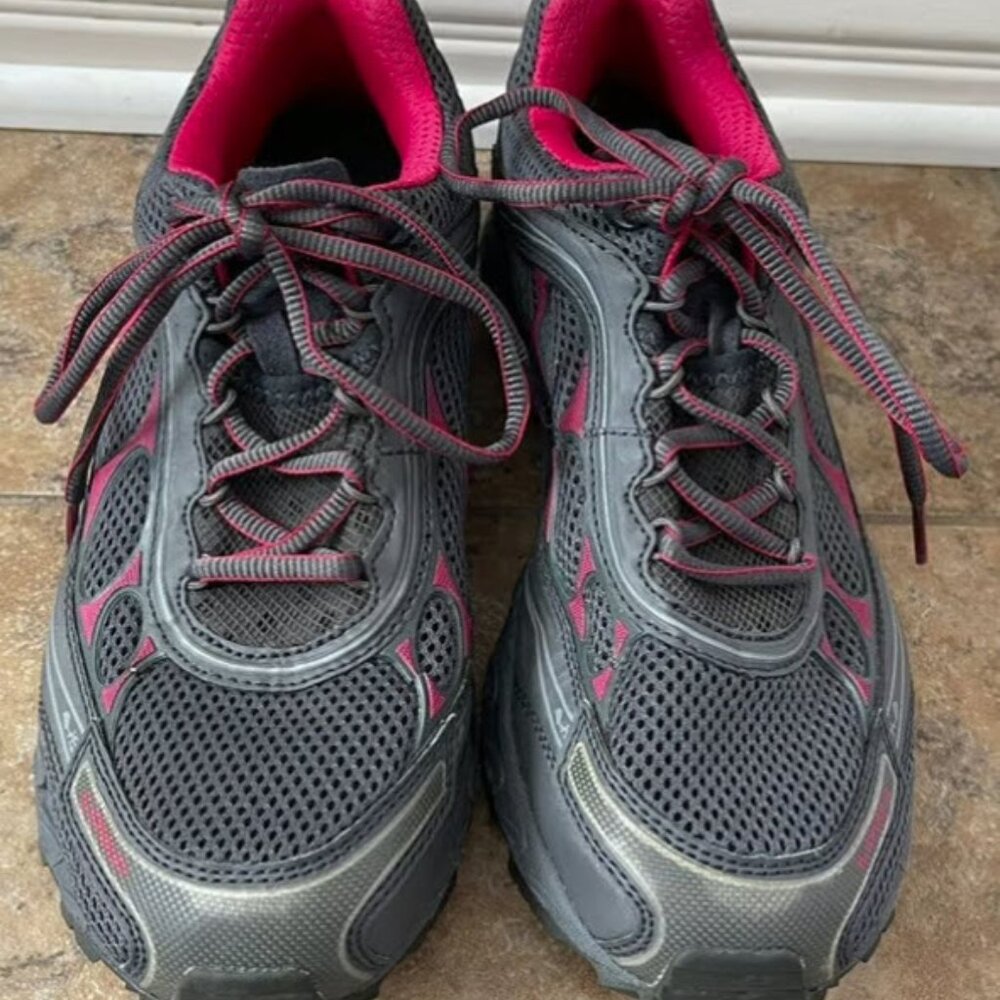 LOWA STG 3D Hiking Trail Sport Shoes Women's Size US7 EU38  Gray/Pink